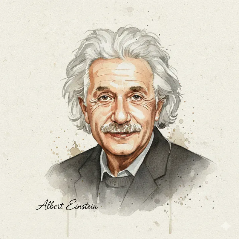 Watercolor Portraits Of Famous People