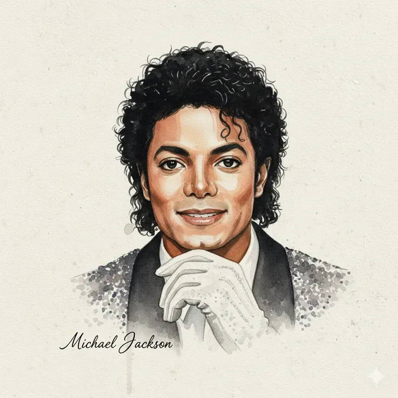 Watercolor Portraits Of Famous People