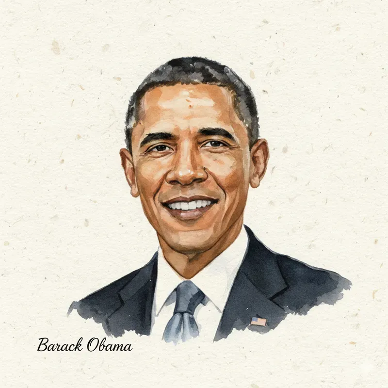 Watercolor Portraits Of Famous People