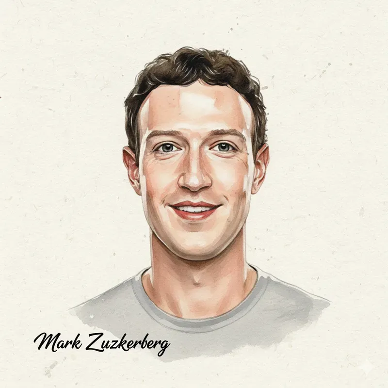 Watercolor Portraits Of Famous People