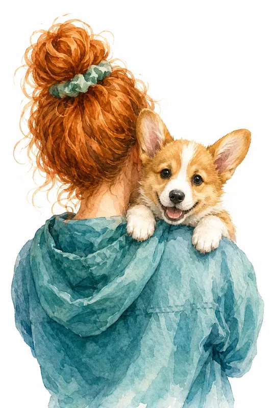 Cozy Watercolor Pet Portraits