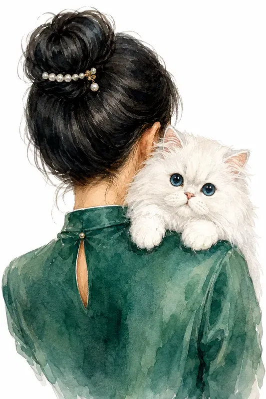 Cozy Watercolor Pet Portraits