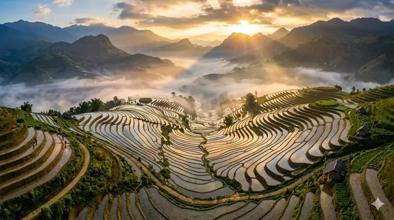 Cinematic Spring Aerial Landscapes