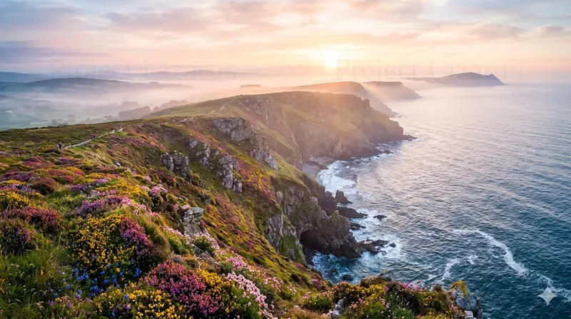 Cinematic Spring Aerial Landscapes