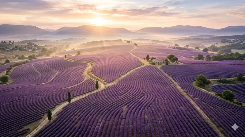 Cinematic Spring Aerial Landscapes