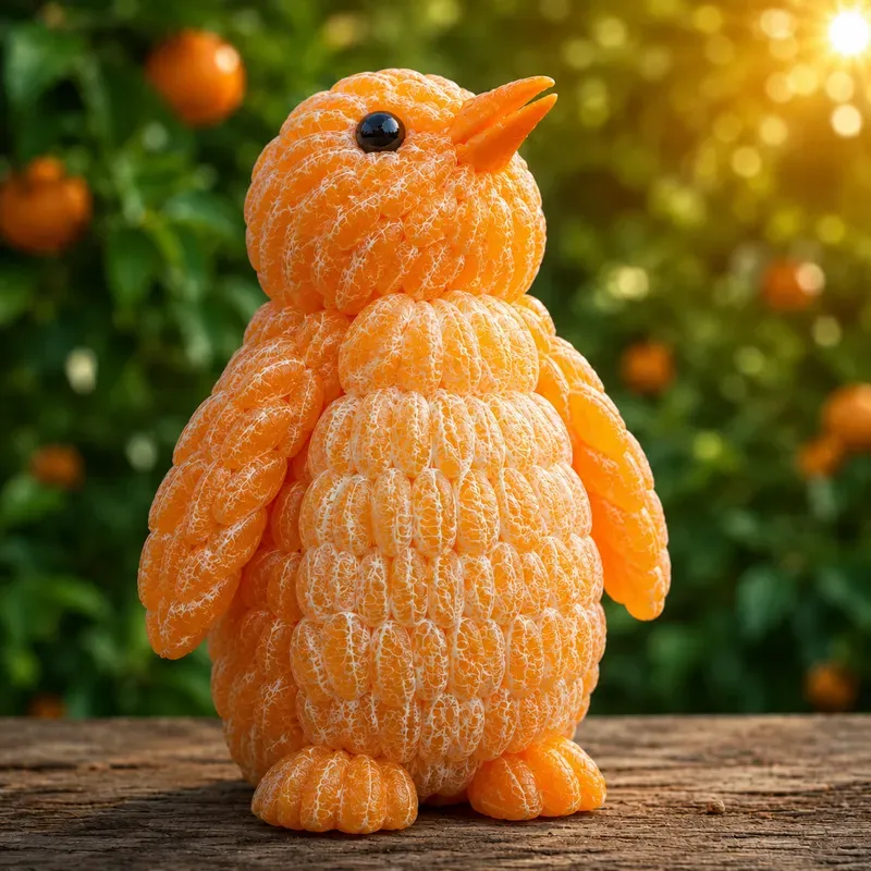 Citrus Animal Sculptures Ai