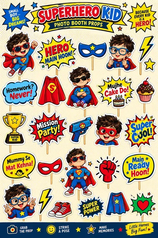 Funny Quote Photo Booth Props