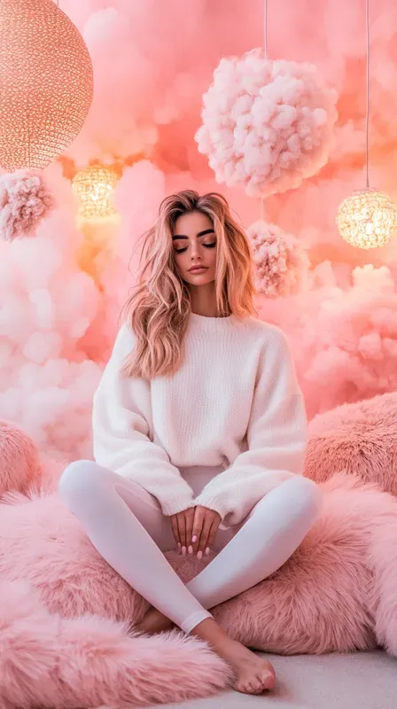 Minimalist Pink Lifestyle Photographs
