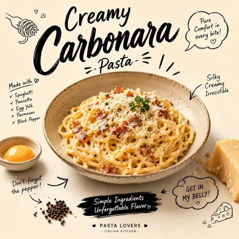 Doodle Food Poster Creators
