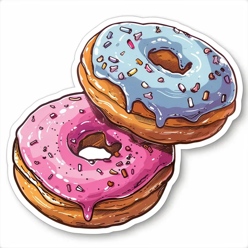 Aesthetic Pastel Dessert Stickers