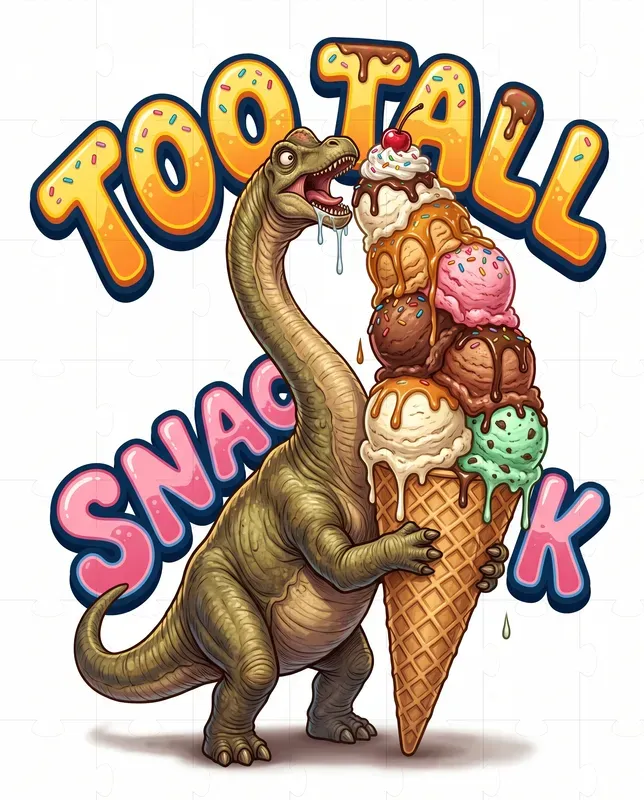 Funny Dino Food Tshirts