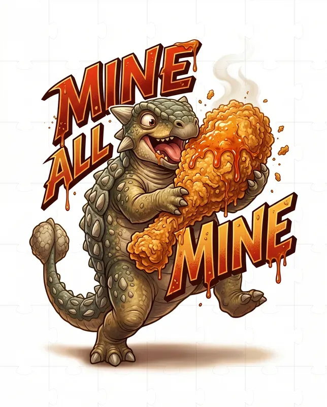Funny Dino Food Tshirts