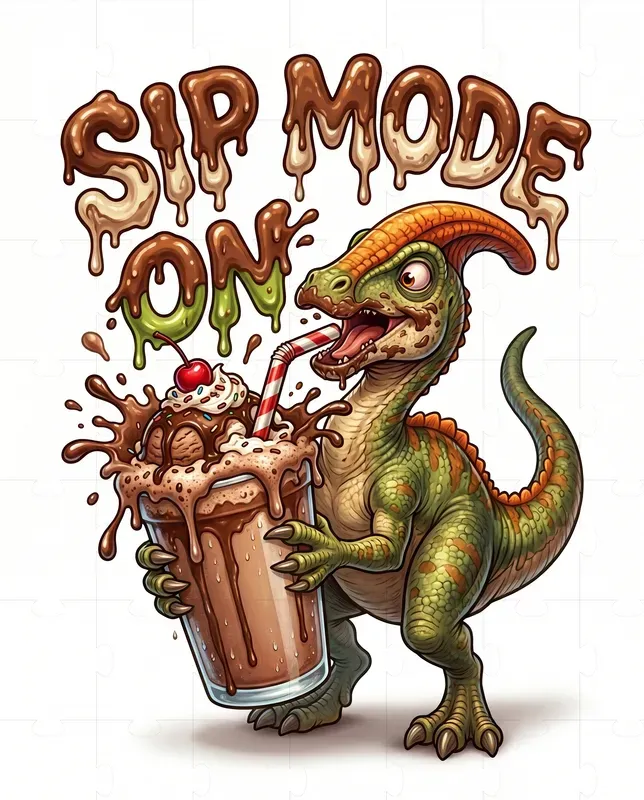 Funny Dino Food Tshirts