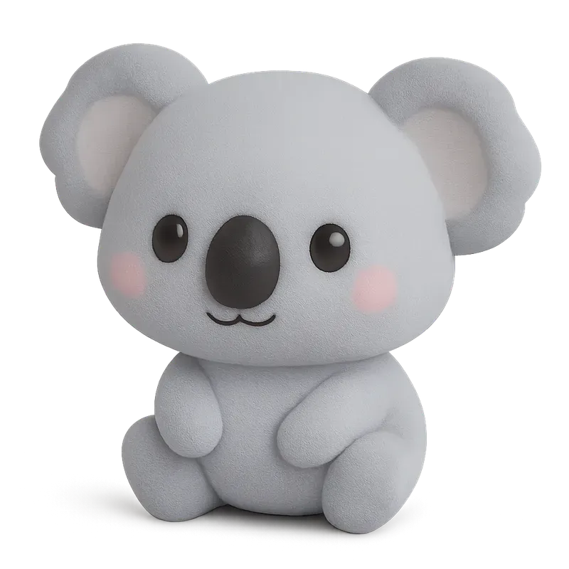 Adorable 3D Cartoon Animals