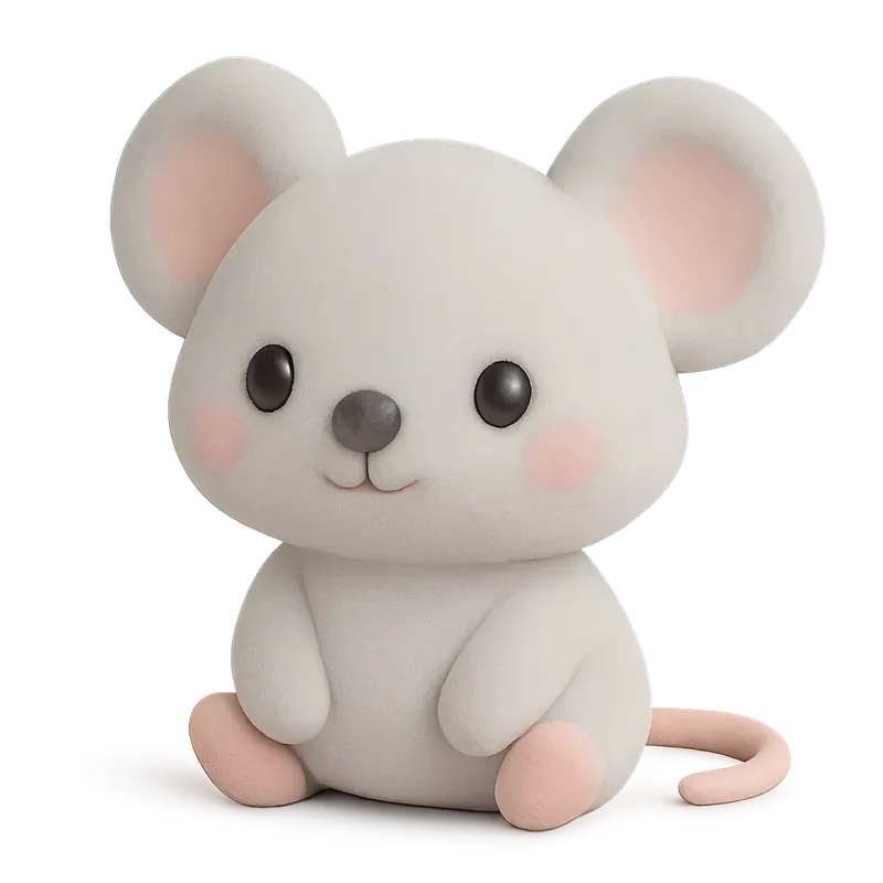 Adorable 3D Cartoon Animals