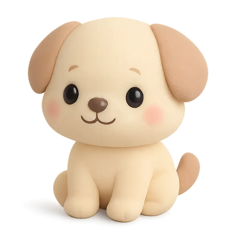 Adorable 3D Cartoon Animals