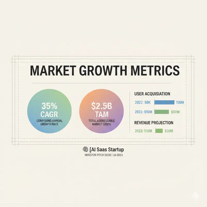 Professional Startup Pitch Frames
