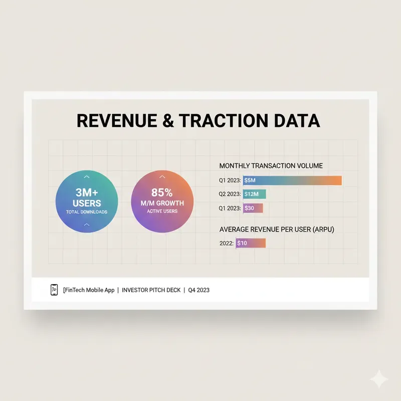 Professional Startup Pitch Frames