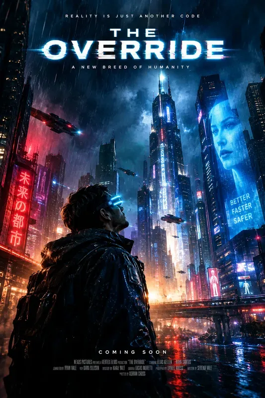Cinematic Scifi Drama Movie Posters