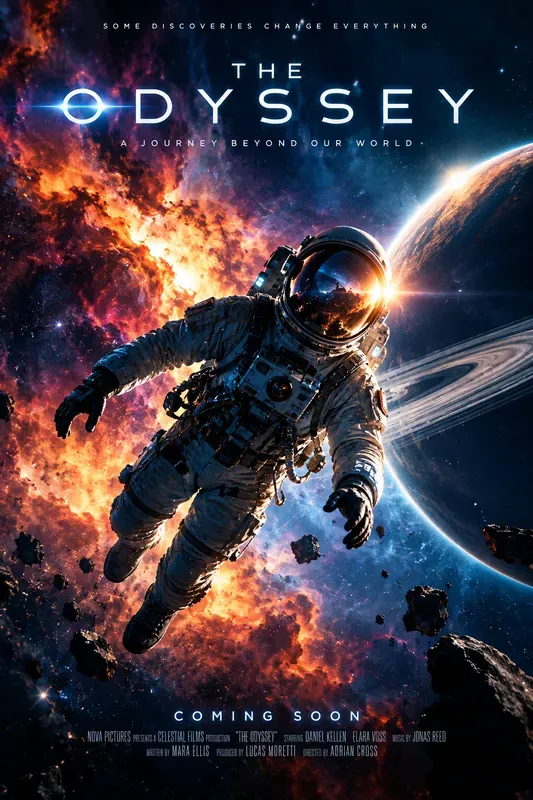 Cinematic Scifi Drama Movie Posters