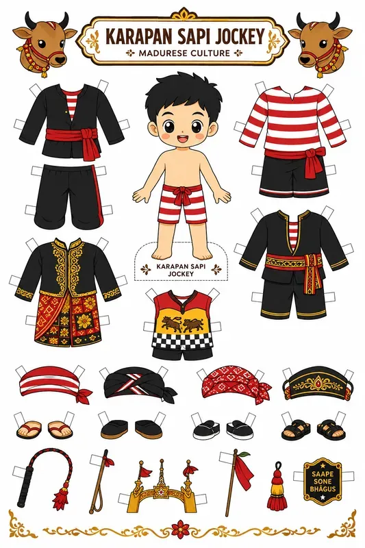 Madurese Paper Doll Generator