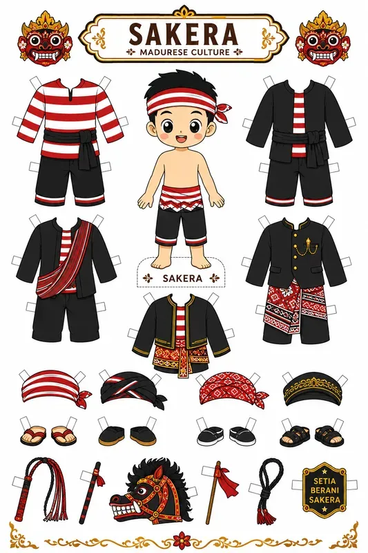Madurese Paper Doll Generator