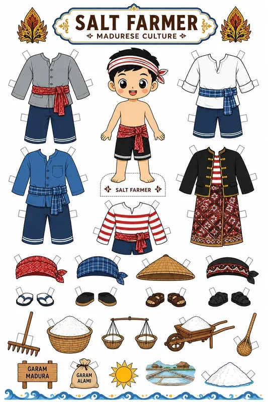 Madurese Paper Doll Generator