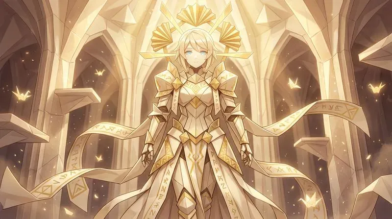 Folded Saint Anime Origami Worlds