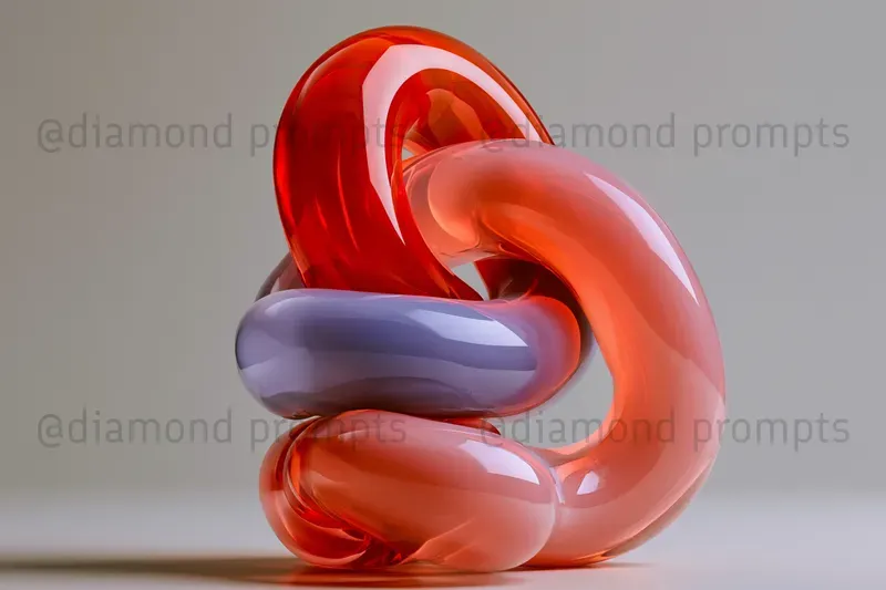 Luminous Candy Sculptures 3Ds