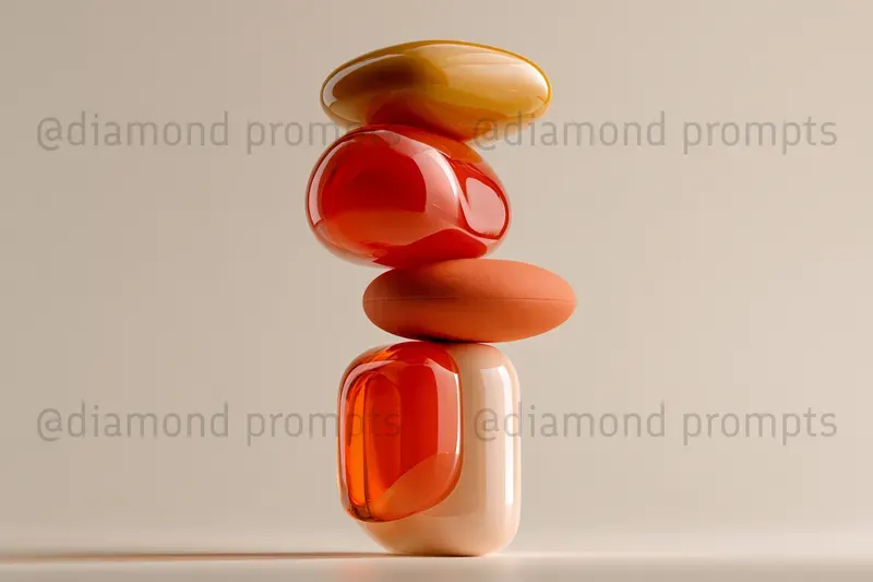 Luminous Candy Sculptures 3Ds