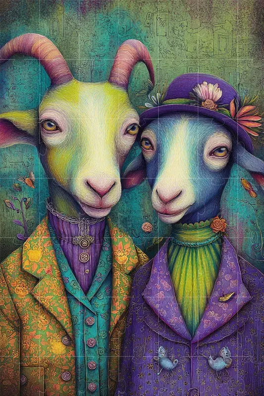 Surreal Fashion Animal Portraits