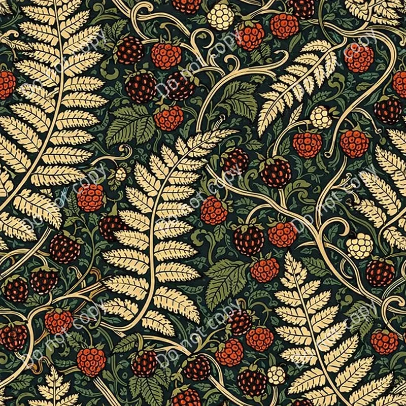 Victorian Botanical Seamless Patterns