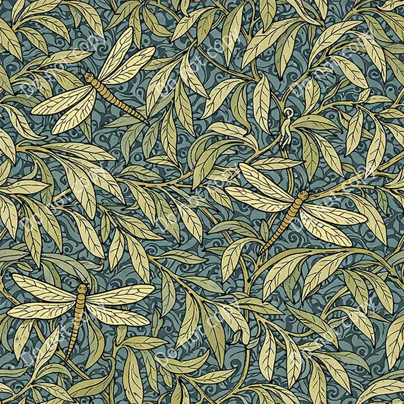 Victorian Botanical Seamless Patterns