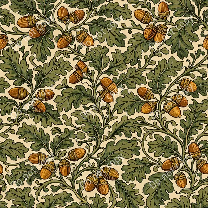 Victorian Botanical Seamless Patterns