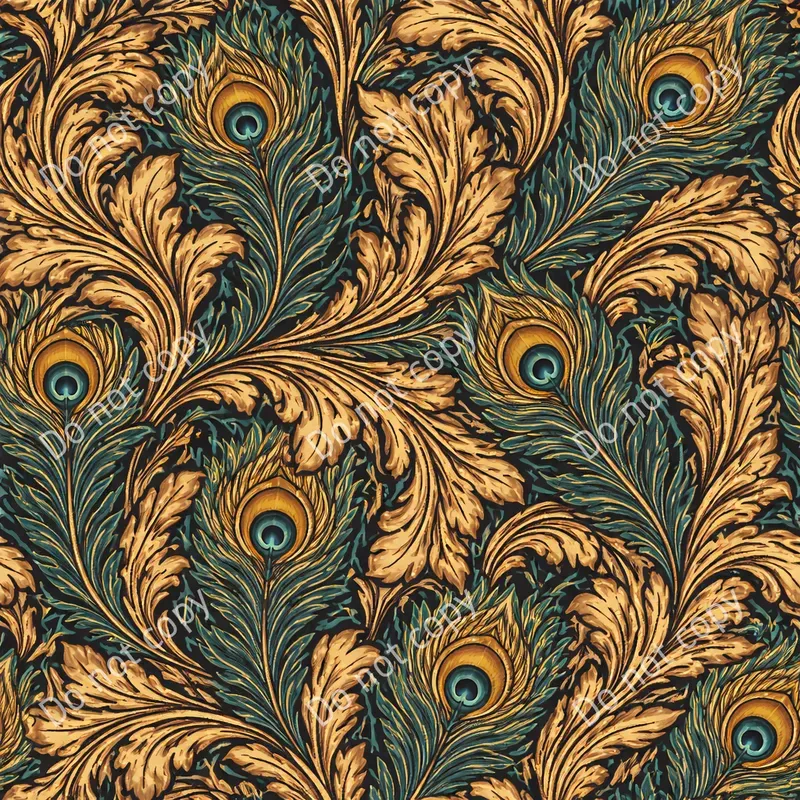 Victorian Botanical Seamless Patterns