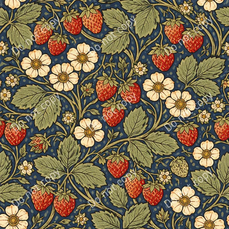 Victorian Botanical Seamless Patterns
