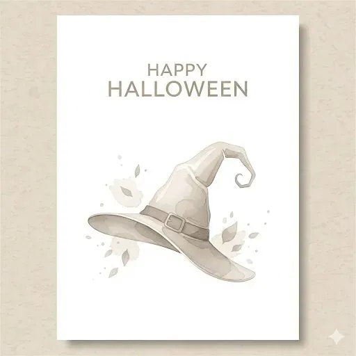 Minimalist Neutral Halloween Printables