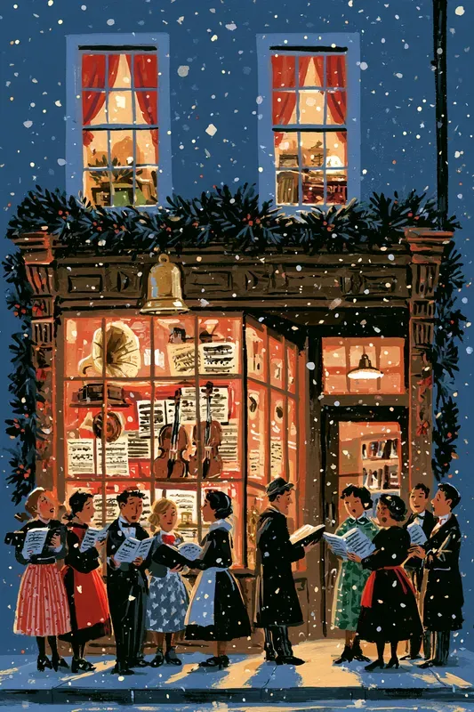 Vintage Christmas Shop Generator
