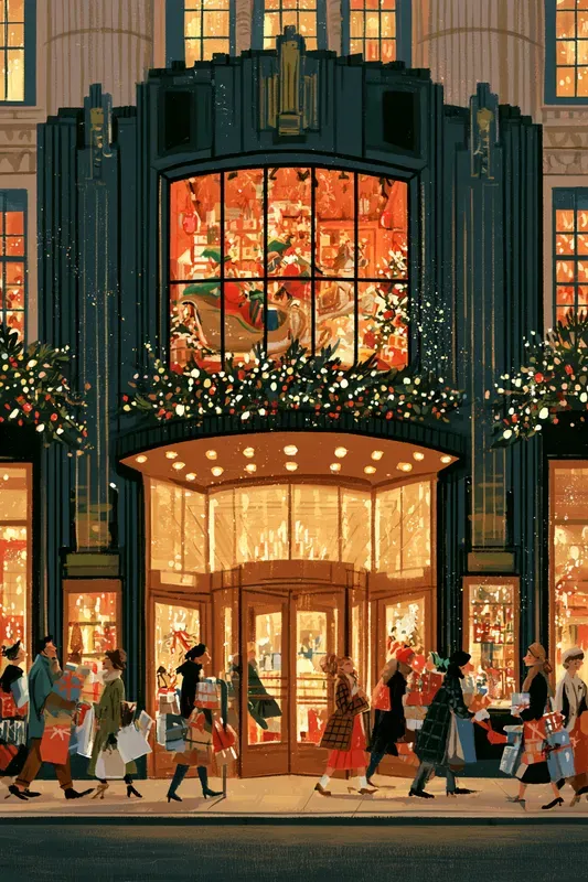 Vintage Christmas Shop Generator