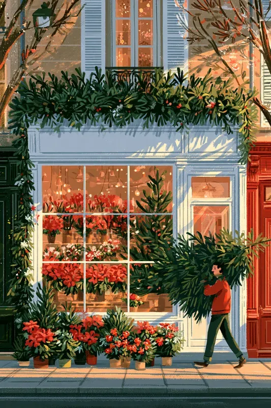 Vintage Christmas Shop Generator