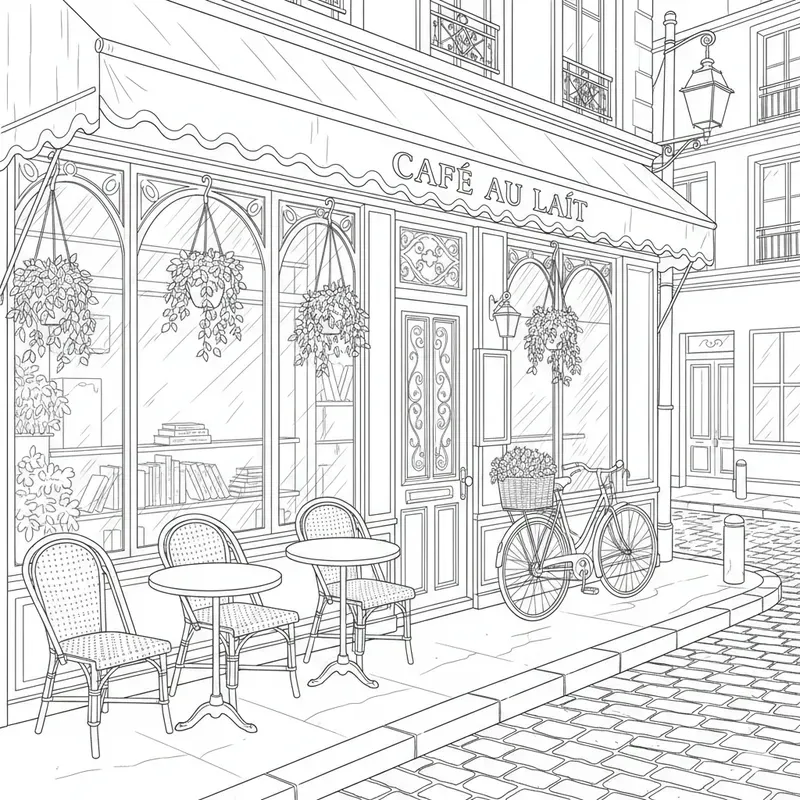Intricate Adult Coloring Therapy Art