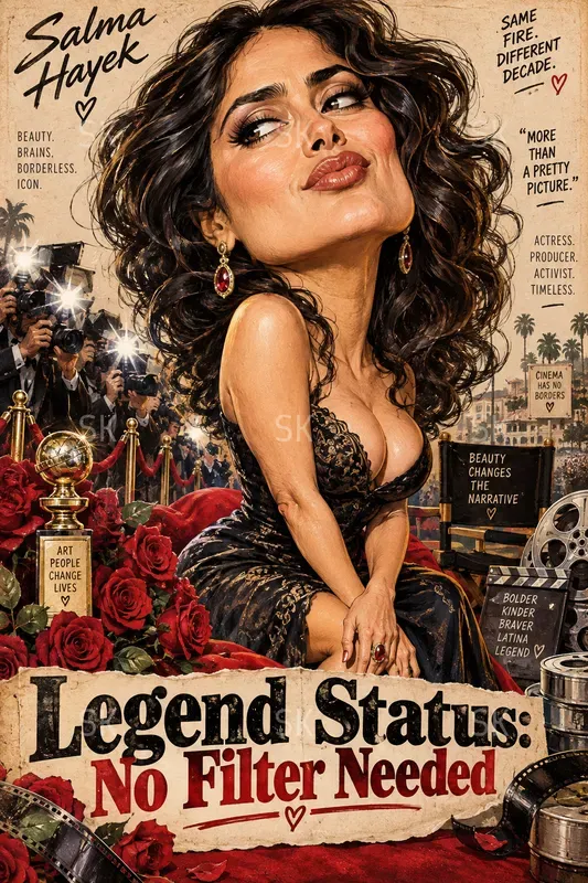 Sarcastic Funny Celebrity Caricatures