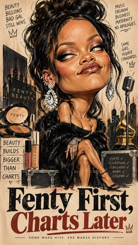 Sarcastic Funny Celebrity Caricatures