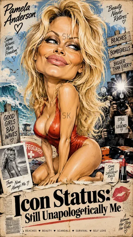 Sarcastic Funny Celebrity Caricatures