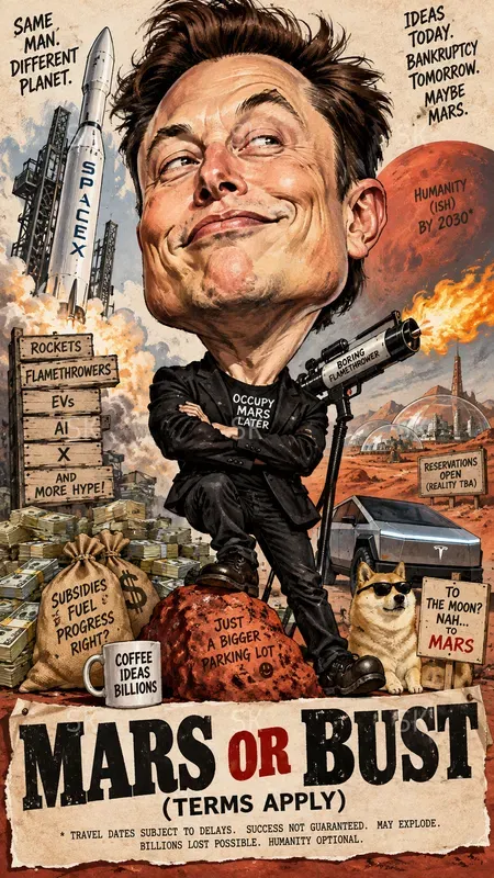 Sarcastic Funny Celebrity Caricatures