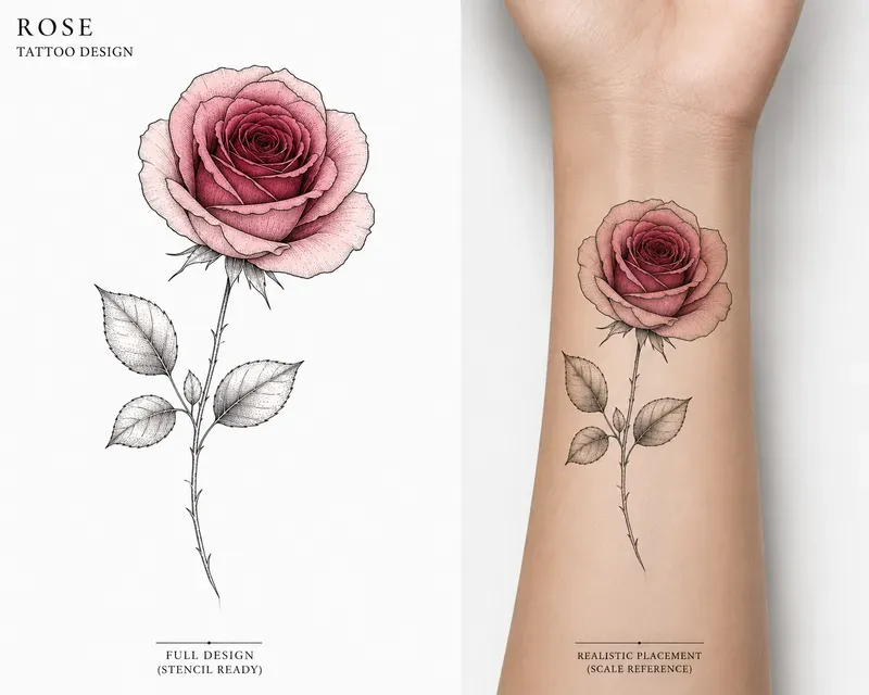 Fine Line Blackwork Tattoo Designs