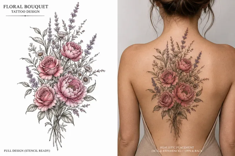 Fine Line Blackwork Tattoo Designs