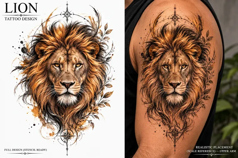 Fine Line Blackwork Tattoo Designs