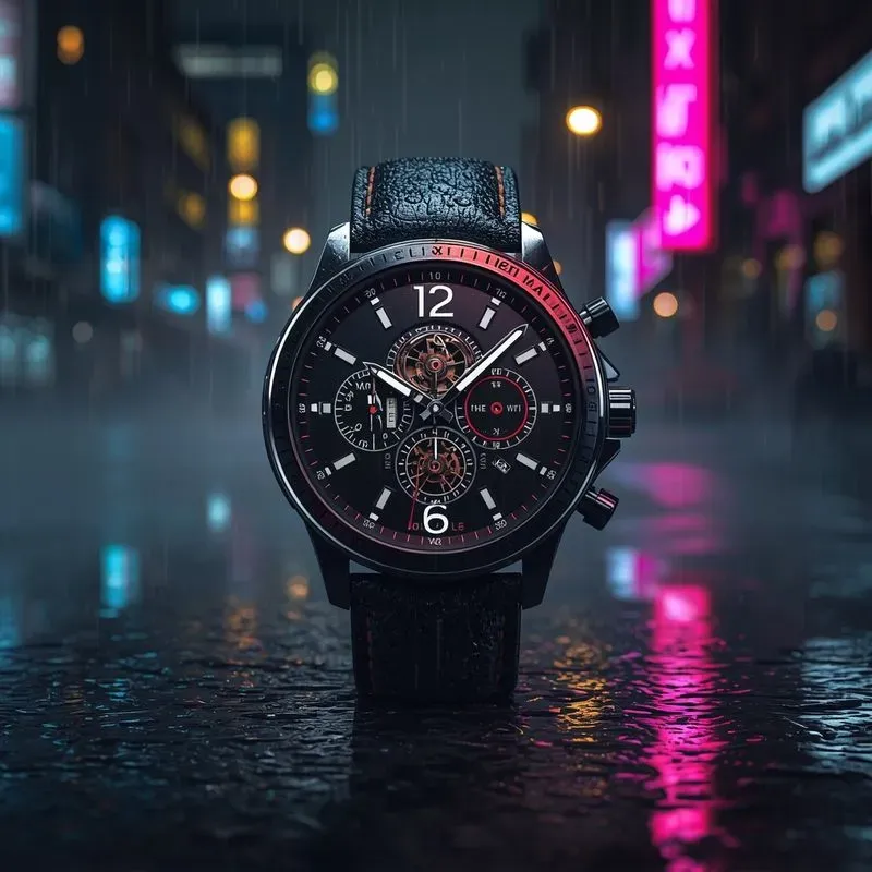 Cyberpunk Product Neon Photography