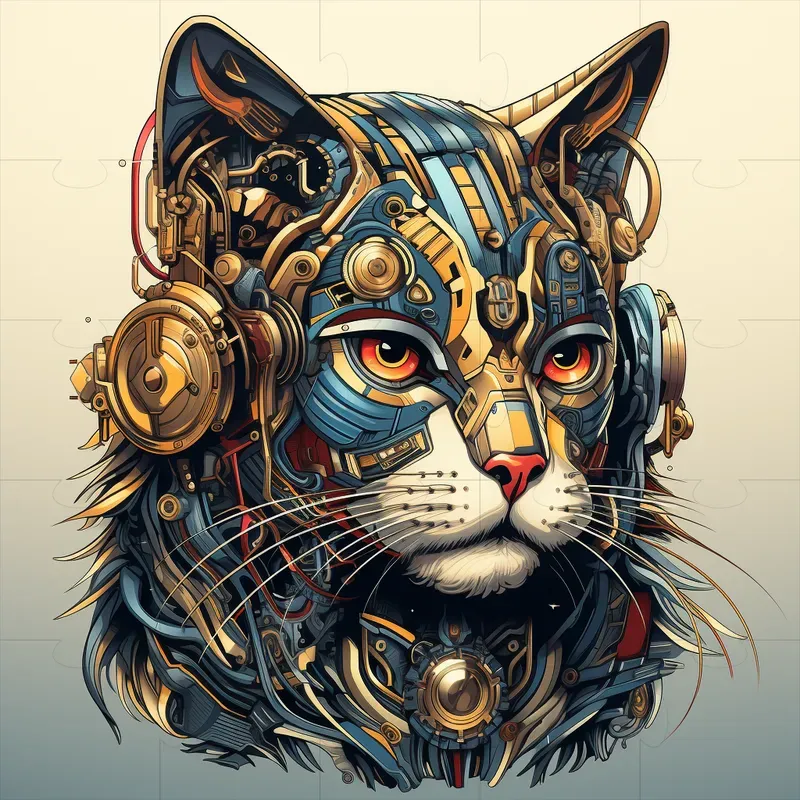 Steampunk Robotic Animal Vector Series